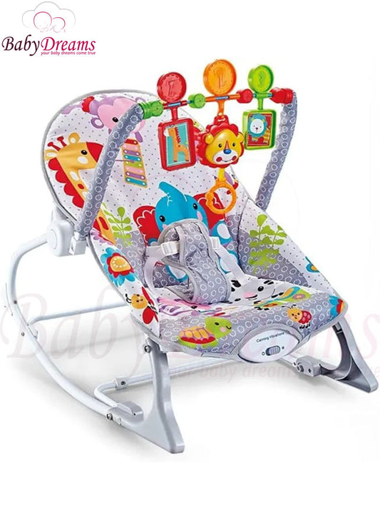 Baby Rocking Chair Baby Multi-Function Music Vibration Rocking Bed Lightweight Foldable Rocking Chair BD081