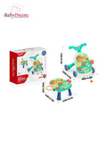 4 in 1 Baby Multifunction Walker Game Panel, Sit-to-Stand Walker, Kids Multifunctional Activity Centre Music BD079