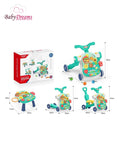 4 in 1 Baby Multifunction Walker Game Panel, Sit-to-Stand Walker, Kids Multifunctional Activity Centre Music BD079