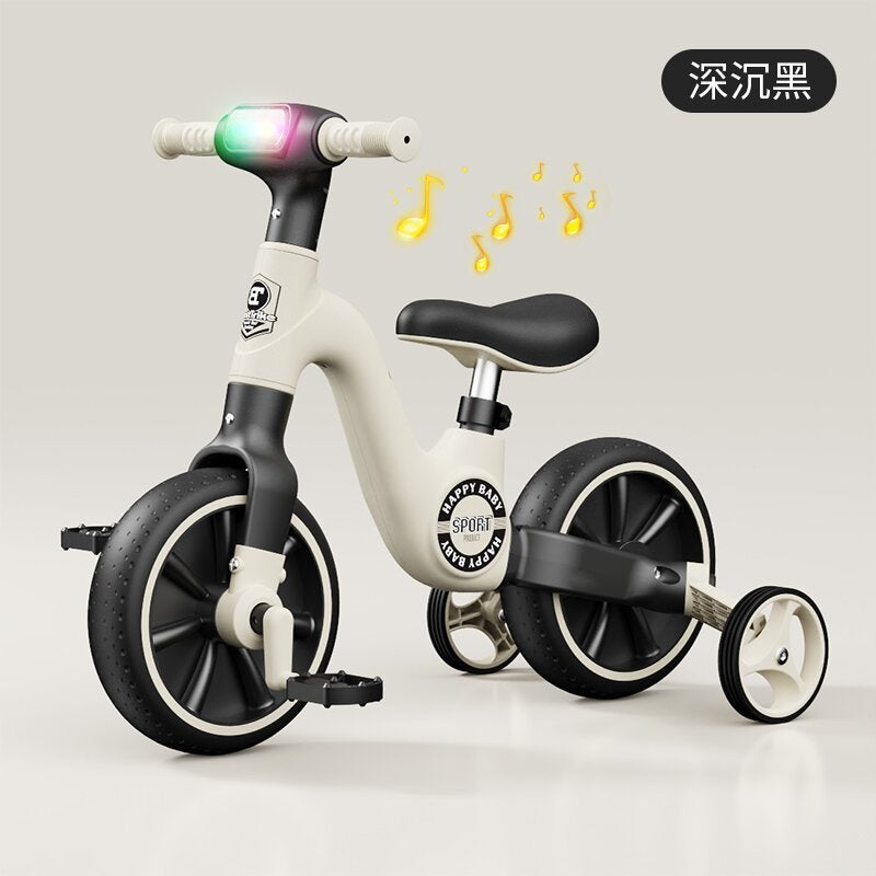 2 in 1 Tricycle with Training Wheels Ride on Bike 2 Wheels Balance Bi Babydreamspk