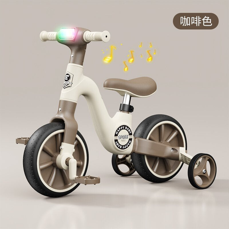 2 in 1 Tricycle with Training Wheels Ride on Bike 2 Wheels Balance Bi Babydreamspk