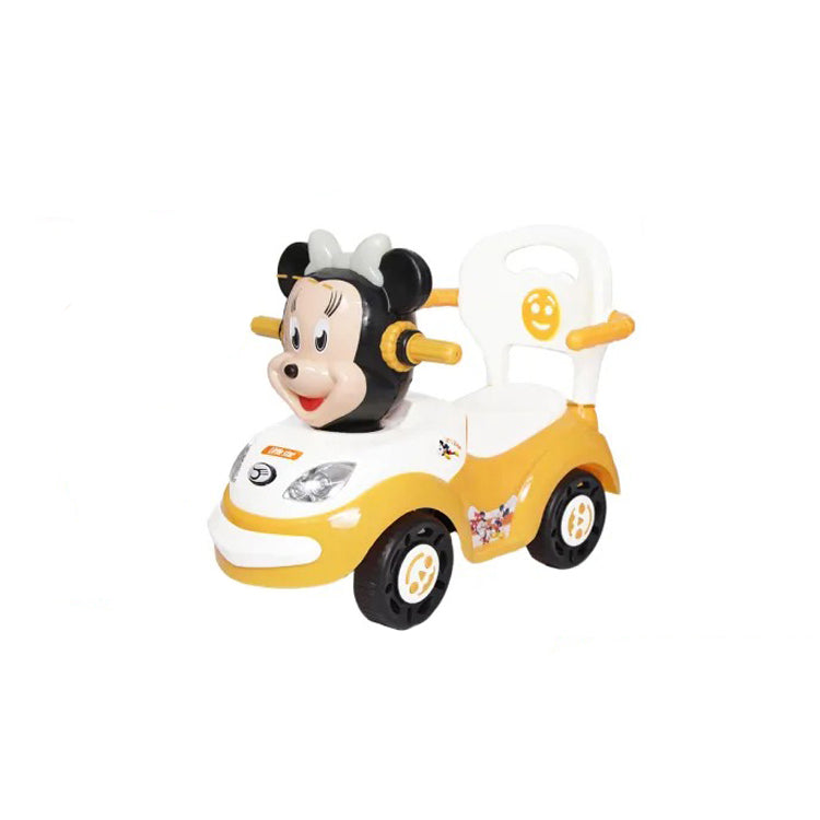 Mickey Mouse With Light and Music Ride on Tolo Push Car 4 Wheel Car For Kids BD029