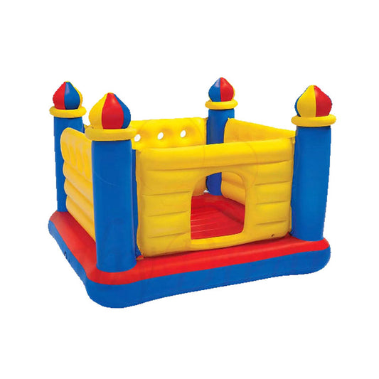 INTEX Jump-O-Lene Castle Bouncer ( 69" X 69" X 53" ) With 25 pcs Plastic Balls  BD082