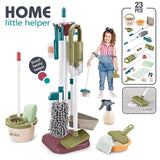 Baby dreams Kids Cleaning Set Toys Toddler Housekeeping Cleaning Sweep Kids Pretend Play Set Toys Broom, Mop, Brush Kitchen Cleaning BD140