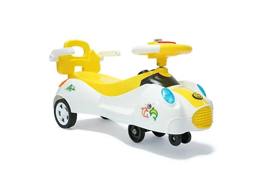 New Dolphin Twister Ride Car With Music Sound Swing Car For Toddlers 360 Degree Rotation Ride-On Speed Car Children Outdoor Indoor Ride For Baby Boys & Girls BD041