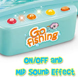 Go Fishing Game Board Play Set Fishing Toy Electric Water Circulation with Music Light Educational Toy Interactive Game For Children Kids BD066