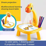 Drawing Projector with Light &amp; Music, Children Trace and Draw Projector Table, Projection Painting Set for Toddler Girls &amp; Boys, Child for Toddler Paint Learning Toys BD068