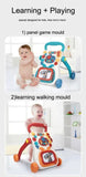 Multifunction 2 In 1 Educational Walker With Writing Pad Music and toys Baby Learning Walker BD075