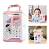 New Fingerprint Electronic Piggy Bank ATM Password Money Box Cash Coin Saving Box For Kids Birthday Gift BD076