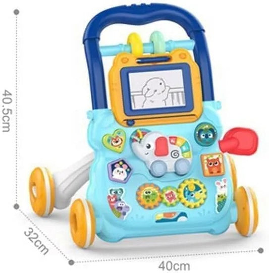 2 in 1 Baby Walker for Kids Sit-to-Stand Baby Activity Walker for Toddler with Drawing Board BD099